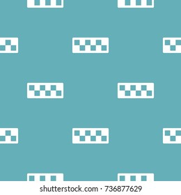 Taxi cab pattern seamless blue. Simple illustration of  vector pattern seamless geometric repeat background