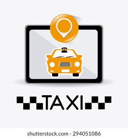 Taxi cab services design, vector illustratiob eps 10.