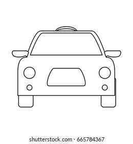 Taxi cab vehicle