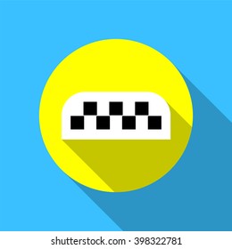 taxi call icon flat