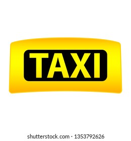 Taxi Cap Vector Clipart on a white background. Light box.