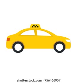 taxi car. flat icon