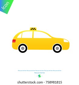 Taxi car icon