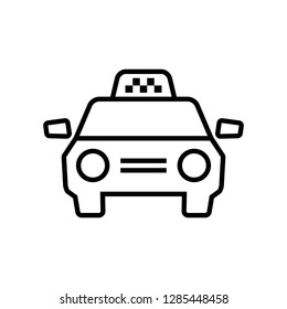 Taxi Car icon. Graphic elements for your design