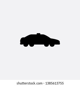taxi car icon sign signifier vector