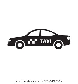 taxi car icon vector