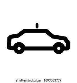Taxi car icon, vector eps