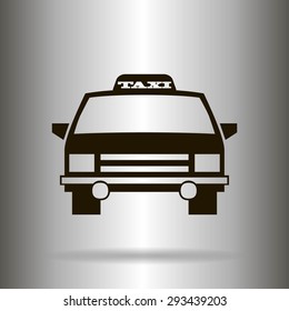 Taxi car sign icon
