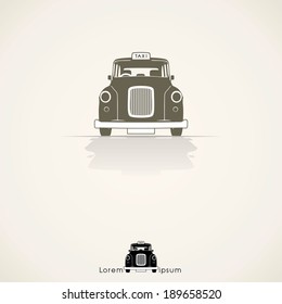 taxi car vector
