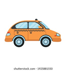 taxi car vehicle city transport icon vector illustration design