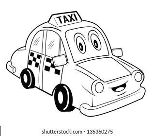Taxi cartoon