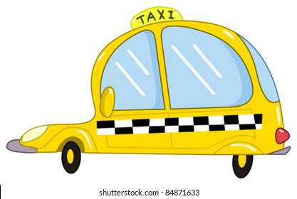 Taxi cartoon