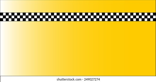 Taxi Checkerboard Pattern of Old New York Yellow Cabs - Pattern tile of yellow and black and white colors