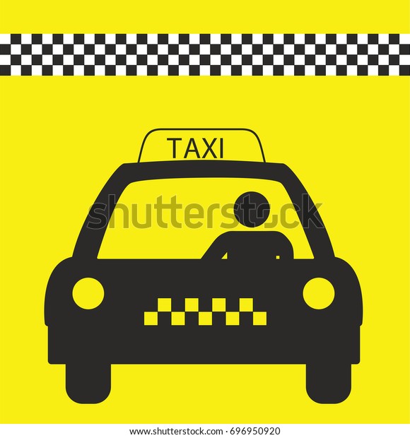Taxi, checkered taxi, car,\
passenger, transportation, trip. Flat design, vector illustration,\
vector.