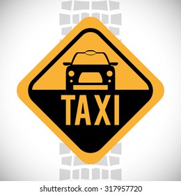 Taxi concept with service icon design, vector illustration 10 eps graphic.