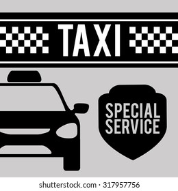 Taxi concept with service icon design, vector illustration 10 eps graphic.