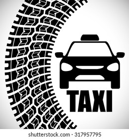 Taxi concept with service icon design, vector illustration 10 eps graphic.