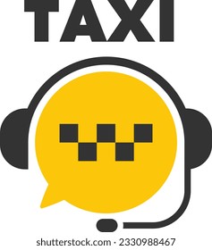 taxi customer service logo design
