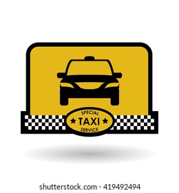 Taxi  design. cab concept. transportation icon