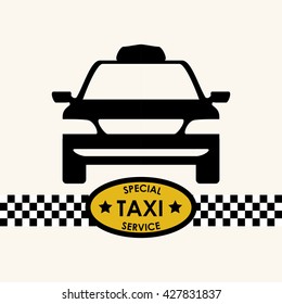 Taxi  design. cab concept. transportation icon , editanle vector