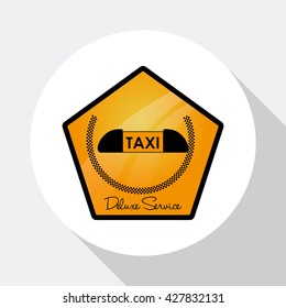 Taxi  design. cab concept. transportation icon , editanle vector