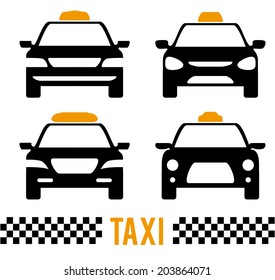 Taxi design over white background, vector illustration