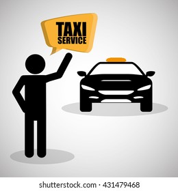 Taxi design. Transportation icon. Isolated illustration
