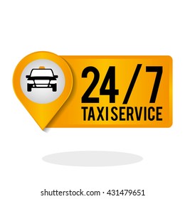 Taxi design. Transportation icon. Isolated illustration