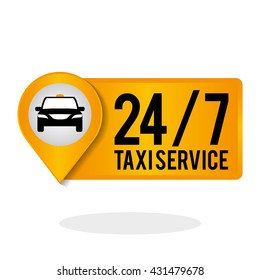 Taxi design. Transportation icon. Isolated illustration