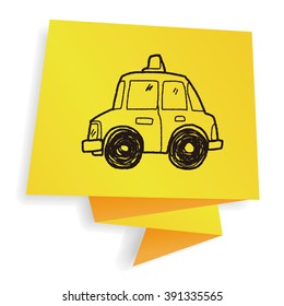taxi doodle