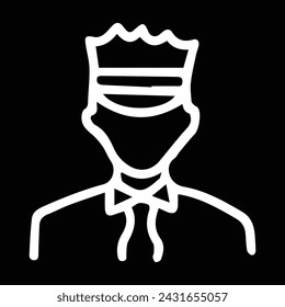 taxi driver avatar vector icon design