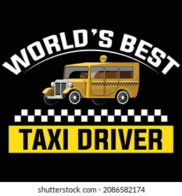 taxi driver design vector file