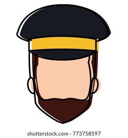 taxi driver with hat