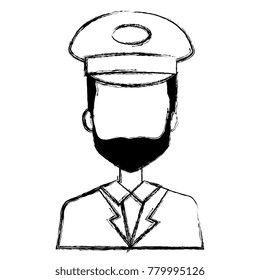 taxi driver with hat