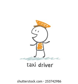 taxi driver, illustrator