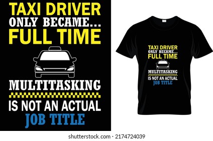 taxi driver only became full time
