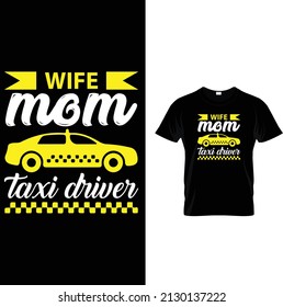 Taxi driver  t-shirt design 