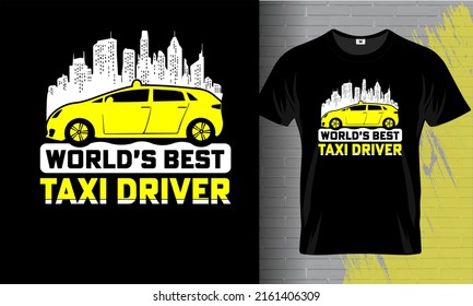 Taxi Driver t-shirt design template