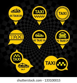 Taxi - Emblems yellow