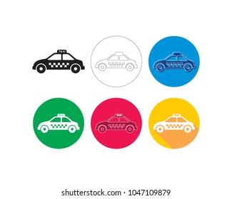 Taxi Flat Icon
