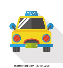 taxi flat icon