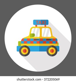 taxi flat icon