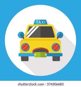 taxi flat icon