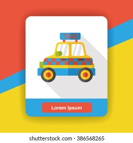 taxi flat icon