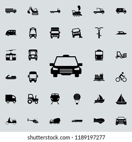 taxi front view icon. transport icons universal set for web and mobile
