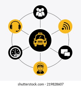 taxi graphic design , vector illustration