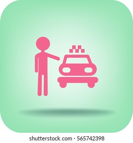 Icono de taxi