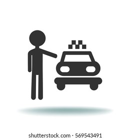 Icono de taxi