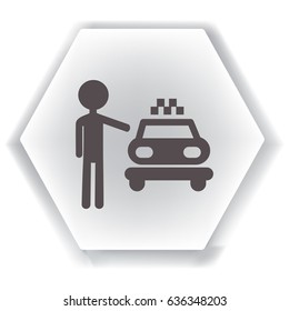 Icono de taxi