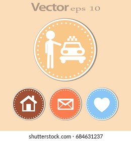 Icono de taxi